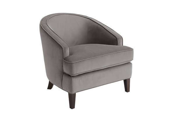 Sunpan Coleman Lounge Chair in Portsmouth Grey - Angled