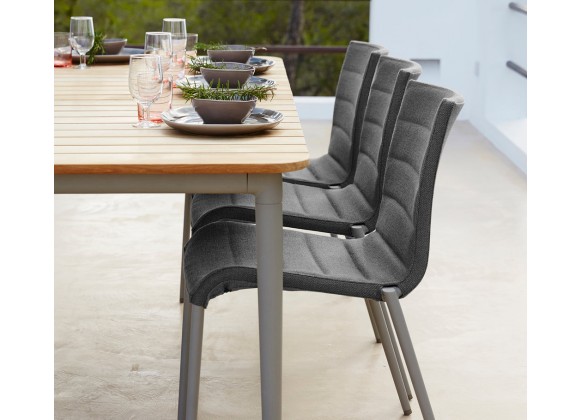 Cane-Line Core Chair, Stackable, Cane-Line AirTouch side view