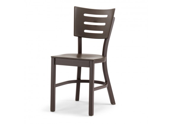 Telescope Casual Avant MGP Aluminum Stacking Bistro Chair - Set of 2