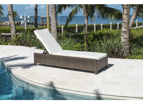 Hospitality Rattan Patio Fiji Chaise Lounge