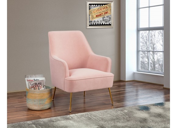 Alpine Furniture Rebecca Leisure Chair in Pink - Lifestyle