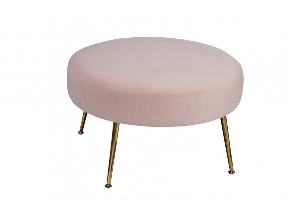 Alpine Furniture Rebecca Footstool in Pink