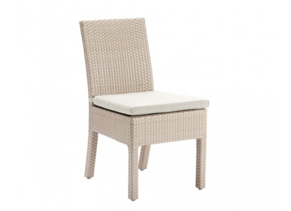Hospitality Rattan Patio Rubix Stackable Side Chair
