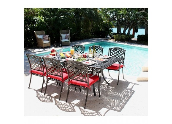 Summerset Casual St. Tropez  Cast Aluminum Dining Armchair - Set of 6 Chairs