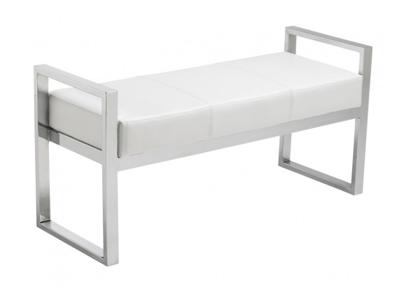 Darby Bench - White