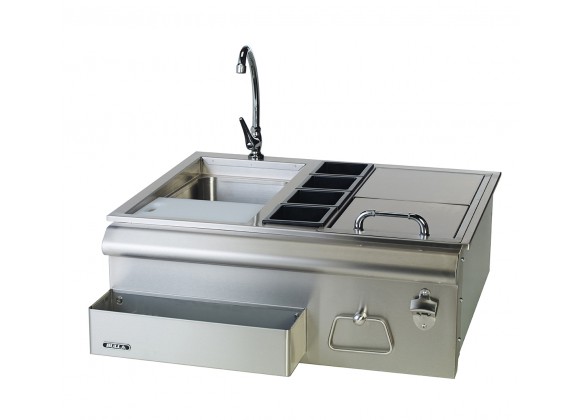 Bull BBQ Stainless Steel 30" Bar Center With Sink