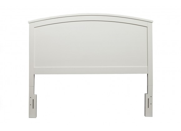 Alpine Furniture Baker California King Headboard Only In White - Angled View