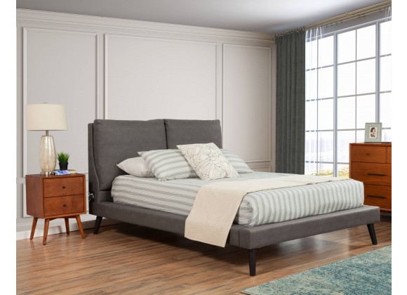 Alpine Furniture Gabriela California King Platform Bed - Lifestyle