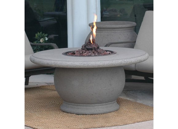 American Fyre Designs Amphora Firetable With Concrete Top