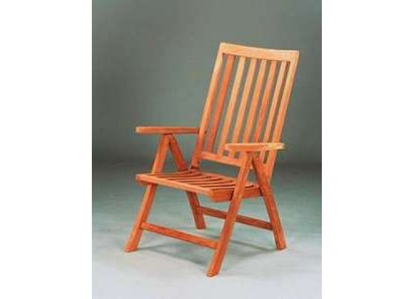Anderson Teak Imperial 5-Position Reclining Folding Armchair