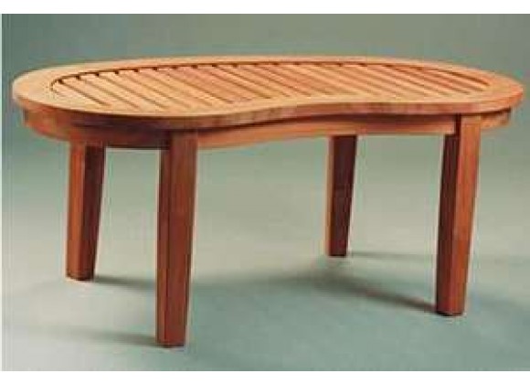 Anderson Teak Kidney Curve Table