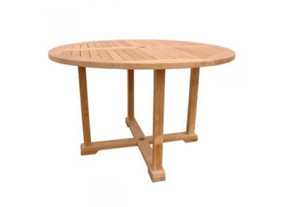 Anderson Teak Tosca 4-Foot Round Table with Frame
