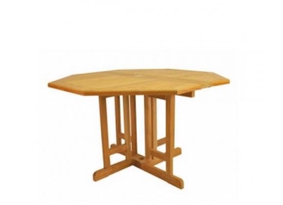 Anderson Teak Butterfly 47" Octagonal Folding Table