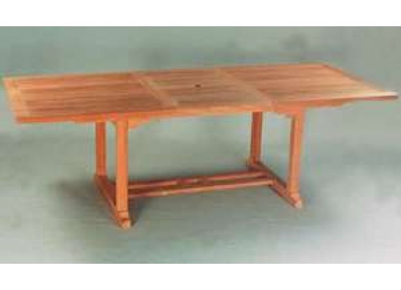 Anderson Teak Valencia 117-inch Rectangular Table with Double Extensions