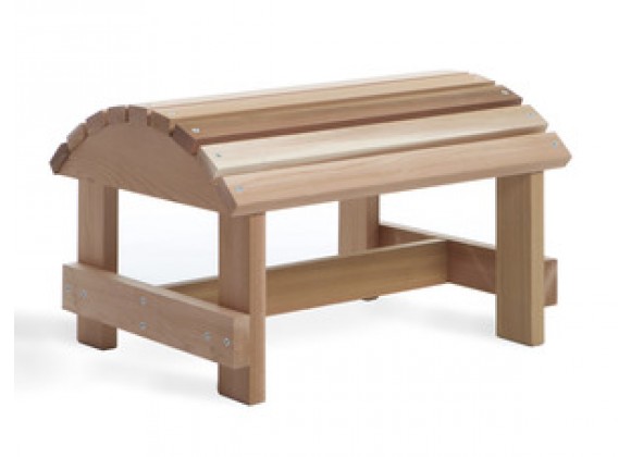 All Things Cedar Western Red Cedar Outdoor Ottoman