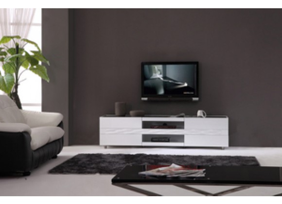 Publisher  TV Stand - White - Front