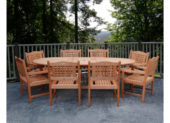 International Home Miami Amazonia Milano Grand Extendable Table Set Porto