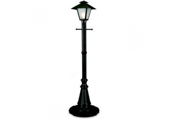 Patio Concepts Cape Cod 82" Black/White -  Single Coach Lantern Patio Lamp