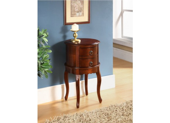 All Things Cedar Twin Drawer Round Hall Table