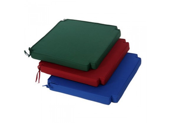 All Things Cedar Dining Chair Cushion - (Green, Red, Blue)
