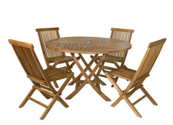 5 Piece Teak Dining Set