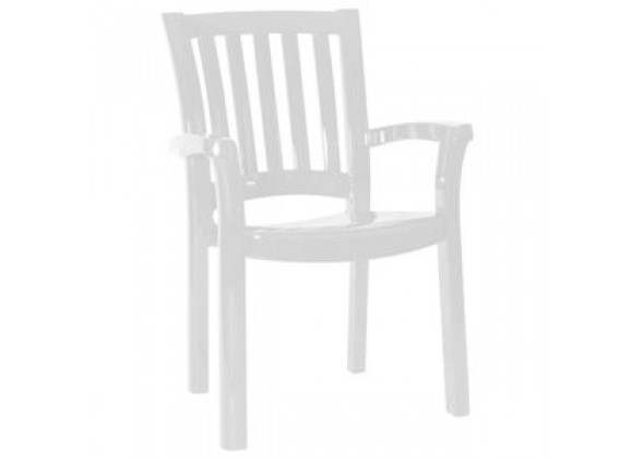 Compamia Sunshine Resin Dining Arm Chair White - Set of 4