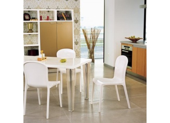 Compamia Victoria Polycarbonate Modern Dining Chair - Set of 2