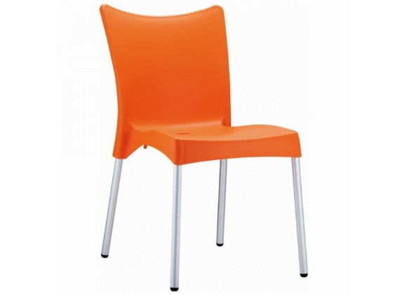 Compamia Juliette Resin Dining Chair Orange - Set of 2