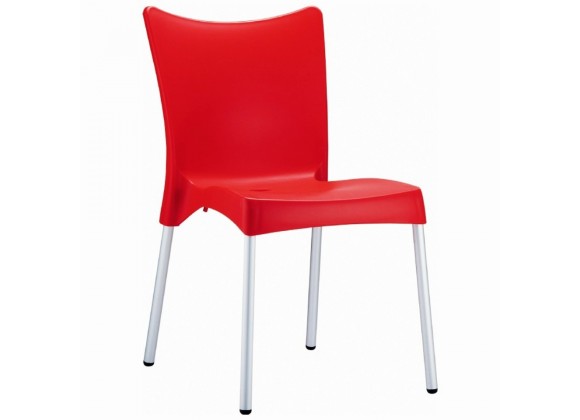 Compamia Juliette Resin Dining Chair Red - Set of 2