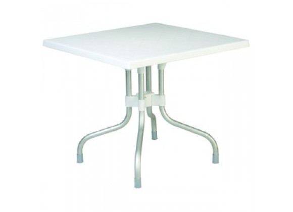 Compamia Forza Square Folding Table 31 inch White