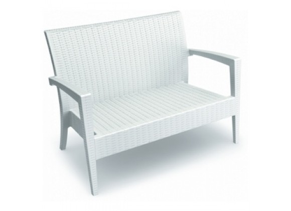 Compamia Miami Resin Loveseat White