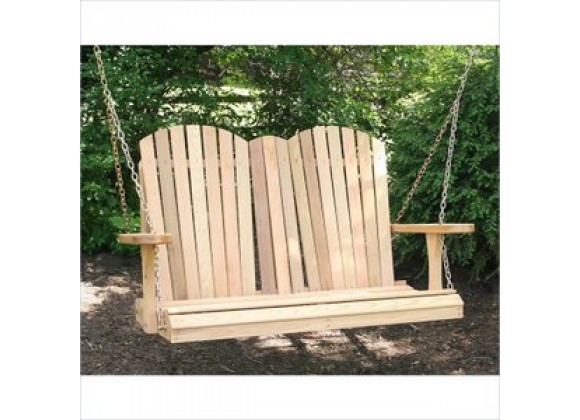 Creekvine Designs Cedar Adirondack Chair Style Porch Swing