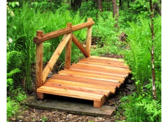 Creekvine Designs 8' Cedar Trail Bridge