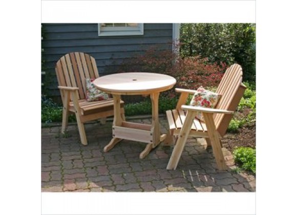 Creekvine Designs Cedar Fanback Bistro Set