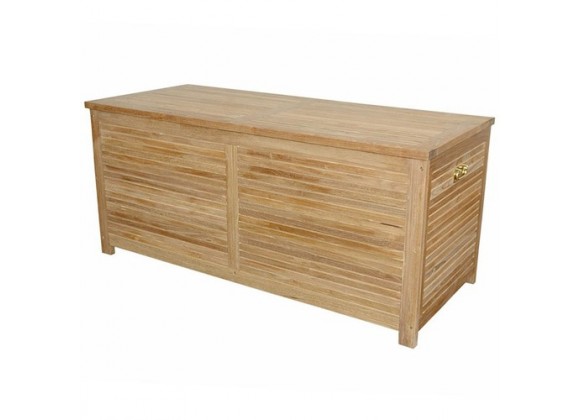 Anderson Teak Camrose Storage Box 62" - Angled