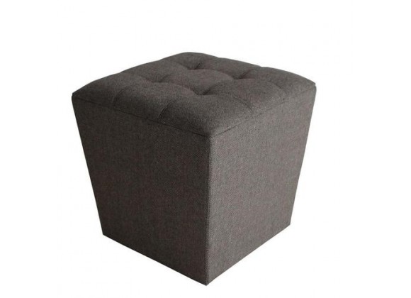 Screen Gems Mandalay Tweed Ottoman