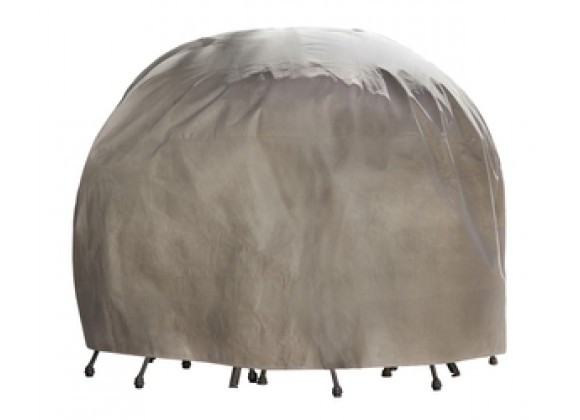 Duck Covers Elite Patio Table and Chair Set Cover - Round - Up to 85" diameter
