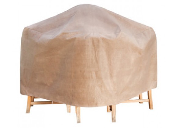 Duck Covers Elite Patio Table and Chair Set Cover  -  Up to 87"diameter