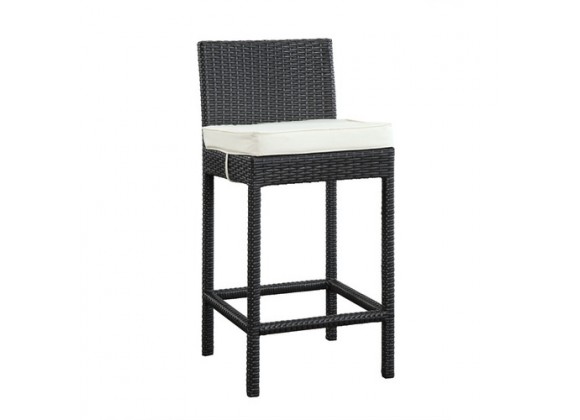 Modway Vista Lift Bar Stool in Espresso White