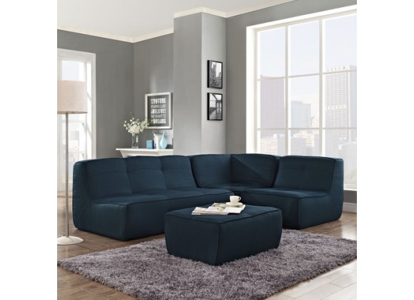 Modway Align 4 Piece Upholstered Sectional Sofa