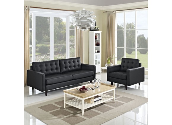 Modway Empress Sofa and Armchair Set of 2