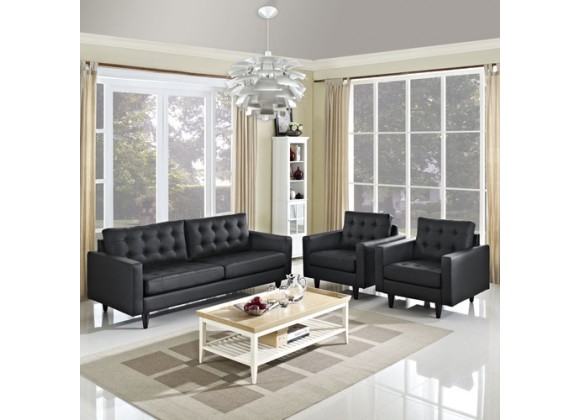Modway Empress Sofa and Armchairs Set of 3