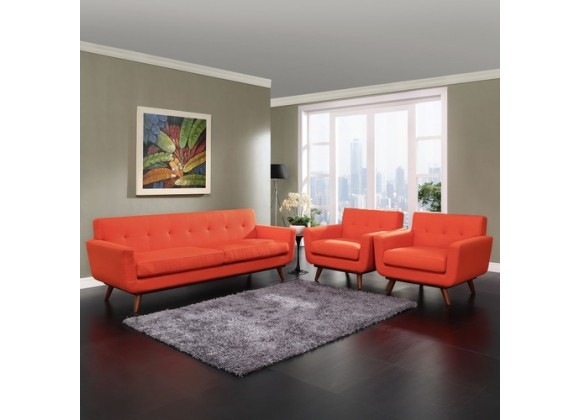 Modway Engage Armchairs and Sofa Set of 3