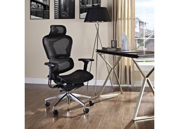 Modway Lift Highback Office Chair in Black