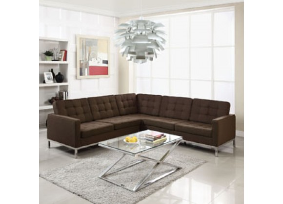 Modway Loft L-Shaped Sectional Sofa