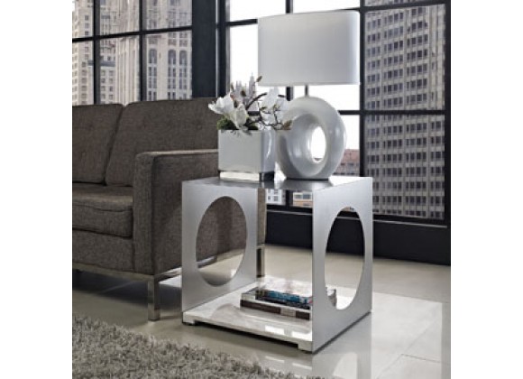 Modway Surpass Side Table in White