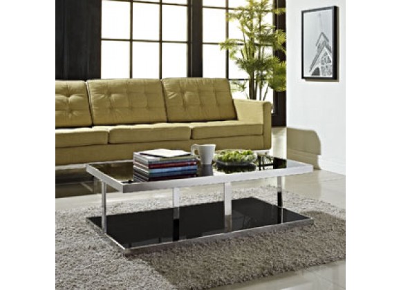 Modway Absorb Coffee Table in Black