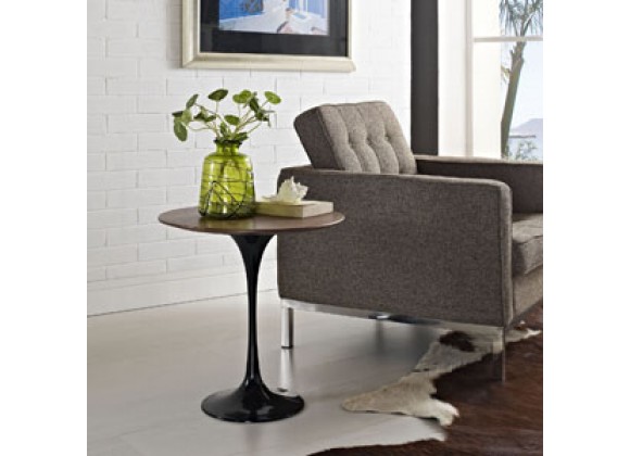Modway Lippa Side Table in Black