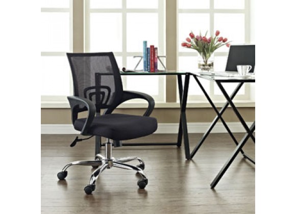 Modway Zoom Office Chair in Black
