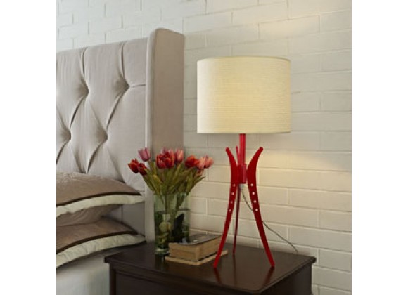 Modway Flair Table Lamp in White